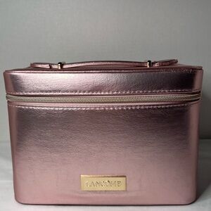 Lancôme Rose Gold Travel Zippered Makeup Case